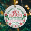 Ew 2020 David Vintage Funny Decorative Christmas Circle Ornament