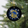 Detroit Pistons Merry Christmas Circle Ornament