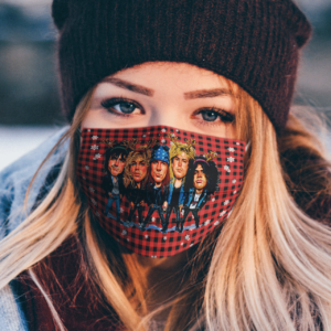 Guns N_ Roses Merry Christmas Face Mask