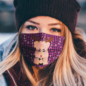 Madi Monroe Merry Christmas Face Mask