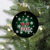 Minnesota Timberwolves Merry Christmas Circle Ornament