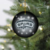 Portland Trail Blazers Merry Christmas Circle Ornament