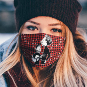 Simon and Garfunkel Merry Christmas Face Mask