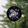 Toronto Raptors Merry Christmas Circle Ornament