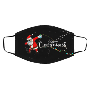 Funny Merry Christ-mask Santa Dabbing Wearing Mask Christmas Face Mask