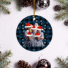 Tom Petty Merry Christmas Circle Ornament