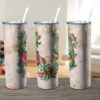 Cowgirl Boots Cowgirl Floral Country Skinny Tumbler