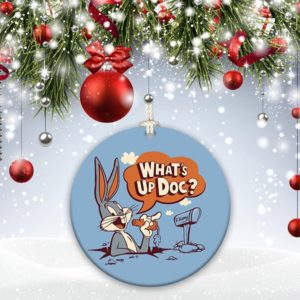 Happy Rabbit  Leon Schlesinger Christmas Decorative Ornament