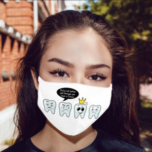 Funny Dentist Gift Dental Crown Face Mask