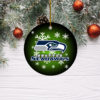San Francisco 49ers Merry Christmas Circle Ornament