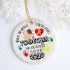 The Year 2020 When The Virus Took Hold Stay At Home To Save Lives 2020 Christmas Decorative Ornament