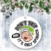 Santa Homer Simpson Christmas Ornaments Funny Holiday Gift (2)