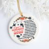 2020 Year of The Quarantine ? Quarantine 2020 Christmas Decorative Ornament