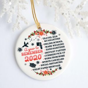 A Year To Remember 2020 Christmas Decorative Ornament