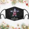 The Office Merry And Dwight Christmas Face Mask