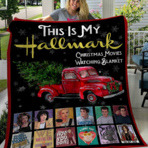 This is My Hallmark Christmas Movie Watching Fleece Blanket, Sherpa Blanket
