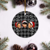 Kendall Vertes Merry Christmas Circle Ornament