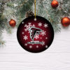 Baltimore Ravens Merry Christmas Circle Ornament