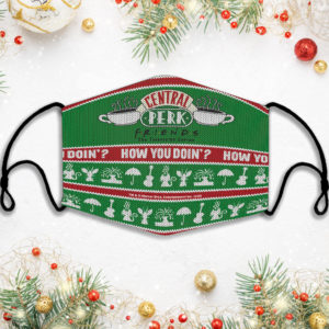Friends Ugly Christmas Mask How You Doin Face Mask
