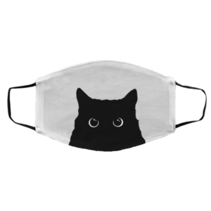 Black Cat Face Mask
