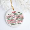 Trump Strong Faith Family America Support Trump Holiday Flat Circle Ornament