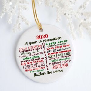 2020 A Year To Remember Christmas Decorative Ornament