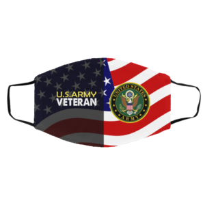 US Army Veteran US Veteran Flag Face Mask