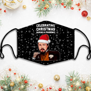 Leonardo Dicaprio Celebrating Christmas Ugly Face Mask