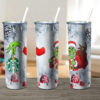 Christmas Grinch Starbucks Skinny Tumbler