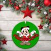 Disney Minnie Mickey Mouse Christmas Decorative Ornament