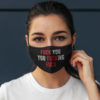 Skull Bah Humbug Funny Santa Christmas Face Mask