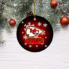 Jacksonville Jaguars Merry Christmas Circle Ornament