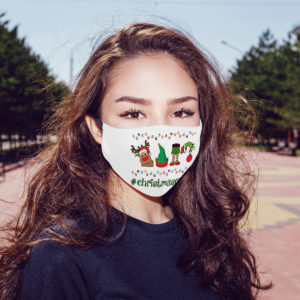 Christmas Cactus What The Fucculent Face Mask