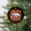 Dallas Cowboys Christmas Merry Christmas Circle Ornament
