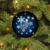 Miami Marlins Merry Christmas Circle Ornament