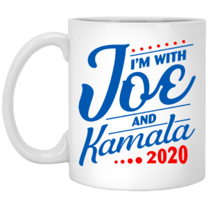 Im With Joe Biden And Kamala Harris 2020 Ceramic Coffee Mug Travel Mug Water Bottle