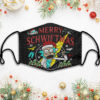Rick And Morty Merry Rickmas Face Mask