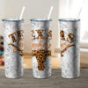 Mountain Deer Campingdeer Flag Skinny Tumbler
