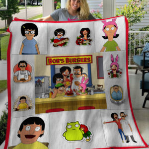 Bob’s Burgers Tv Series Characters Fleece Blanket, Sherpa Blanket