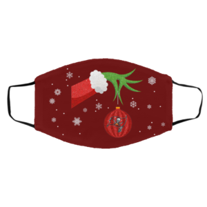 The Grinch Christmas Ornament Tampa Bay Buccaneers Face Mask
