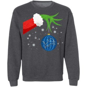 The Grinch Christmas Ornament Detroit Lions Shirt