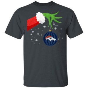 The Grinch Christmas Ornament Denver Broncos Shirt