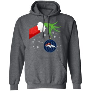 The Grinch Christmas Ornament Denver Broncos Shirt