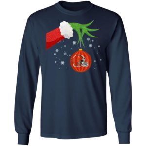 The Grinch Christmas Ornament Cleveland Browns Shirt