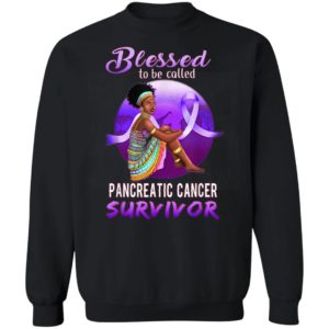 Blessed Pancreatic Cancer Survivor African American Womens T-Shirt