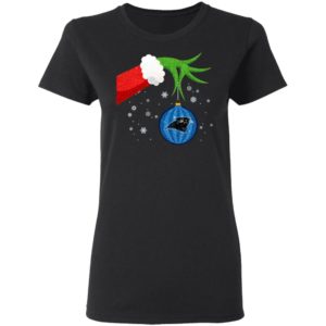 The Grinch Christmas Ornament Carolina Panthers Shirt