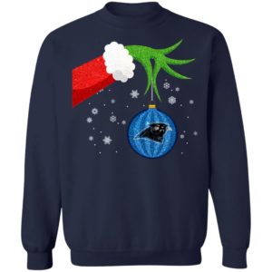 The Grinch Christmas Ornament Carolina Panthers Shirt
