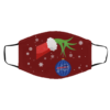The Grinch Christmas Ornament Buffalo Bills Face Mask