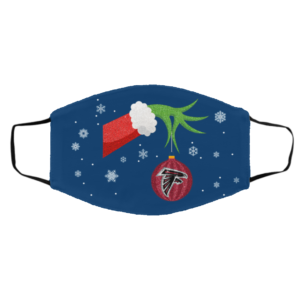 The Grinch Christmas Ornament Atlanta Falcons Face Mask