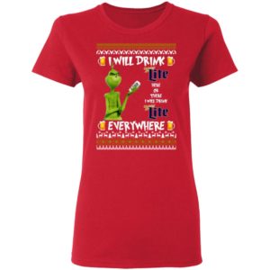 Grinch I Will Drink Miller Lite Here And There Everywhere Sweatshirt